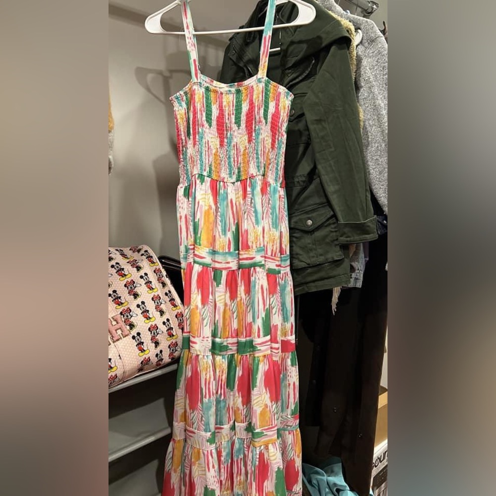 Colorful Maxi dress size Large